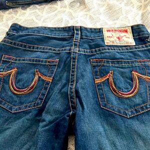 True religion blue denim